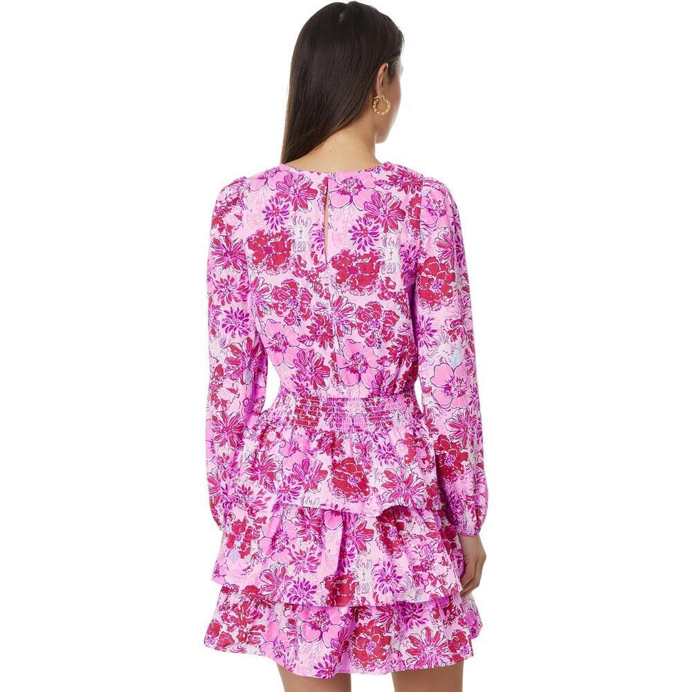 Lilly Pulitzer Women's Khloey Smocked A-Line Cotton Dress Size 2 NWOT - Picture 5 of 14